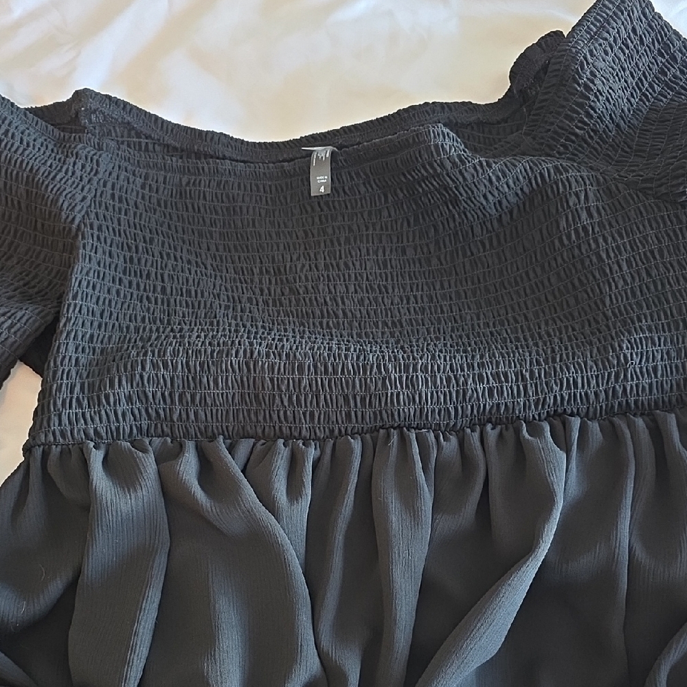 Torrid Black Ruched Top - Picture 7 of 10